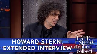 Howard Sterns Extended Late Show Interview [upl. by Orella]