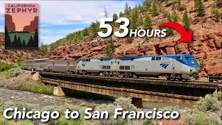 Amtrak California Zephyr  the most SCENIC ride in the USA [upl. by Ohl]