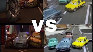 Cars 2 Finn Mcmissile Tokyo Fight SceneTokyo Lemon FightStop Motion2011Disney Pixar Cars 2 [upl. by Ijic]