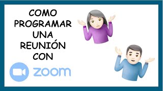 Como CREAR una REUNION en ZOOM PC TUTORIAL [upl. by Norrv]