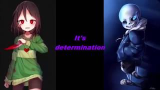 Determination  Undertale Parody Lyrics [upl. by Seow]