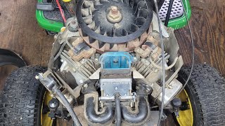 john deere tractor carb replacement [upl. by Nichol539]