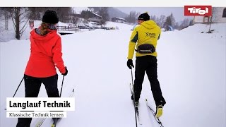 Langlauf Technik – Langlauf Klassisch lernen [upl. by Deroo]