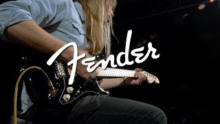 Fender American Performer Stratocaster HSS MN Black  Gear4music [upl. by Anitreb]