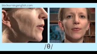 English Pronunciation 👄 Voiceless Consonant  θ  thin’ ‘throw’ amp thumb’ [upl. by Allisirp]