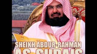 Sourate AlWaqia Sheikh Abderrahman Al Soudais [upl. by Aiehtela796]