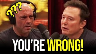 Joe Rogan Brutally Fact Checks ELON MUSK [upl. by Enidlarej409]