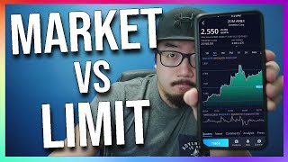 Market Order vs Limit Order EXPLAINED investing for beginners [upl. by Stig]