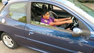 Teaching A 11 Year Old How To Drive NEARLY ANOTHER CRASH PART 4 [upl. by Ibmab]