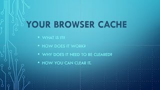 Your Browser Cache explained [upl. by Jean]