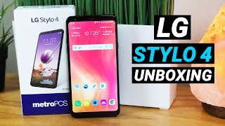 LG Stylo 4  Unboxing amp First Impressions [upl. by Azpurua]