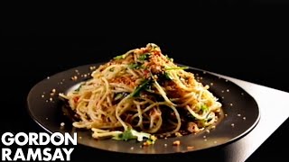 Spaghetti with Chilli Sardines amp Oregano  Gordon Ramsay [upl. by Johan]