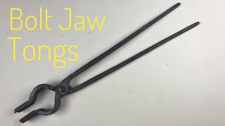 Forging bolt jaw tongs traditional approach [upl. by Knowlton]