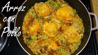 Arroz con Pollo  Puerto Rican Chicken and Rice [upl. by Wally]