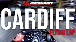 Flying Lap  TeamSport Karting Cardiff [upl. by Pollard]