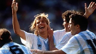 Gol de Caniggia a Brasil  Italia 90  Argentina 1 Brasil 0 HD  AFA FTI [upl. by Farlay]