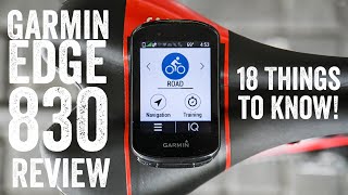 Garmin Edge 830 Review 18 New Things To Know [upl. by Dyana951]