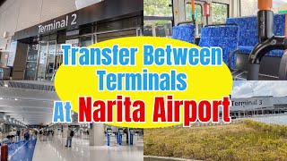 Transfer Between Terminals At Narita Airport [upl. by Lerrej]