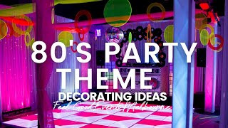 80s Party Decorating Ideas  Feel Good Events [upl. by Theodosia]