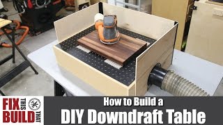 DIY Downdraft Table for Sanding  How to Build [upl. by Razid]