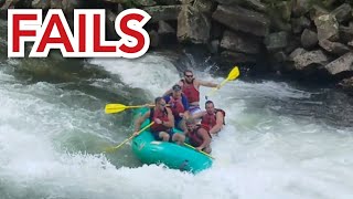 Fails Kayak amp Rafting Fail Compilation [upl. by Ziagos293]