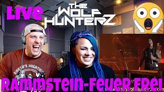 RammsteinFeuer Frei Download Festival 2013 PROSHOT  THE WOLF HUNTERZ Reactions [upl. by Noved]