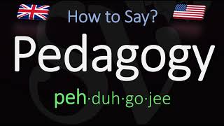 How to Pronounce Pedagogy CORRECTLY Meaning amp Pronunciation [upl. by Service]