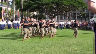 Soldiers Perform Traditional Hawaiian Dance of the Warrior [upl. by Retsbew]