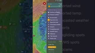 Observed weather conditions  WINDY TUTORIAL MOBILE EDITION [upl. by Aihseyt]