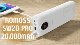 Romoss SW20 Pro 20000mAh Power Bank Power Delivery and Quick Charge 30 in One [upl. by Ludovico]