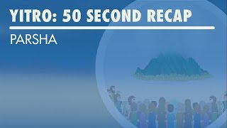 Parshat Yitro 50 Second Recap [upl. by Neyut]