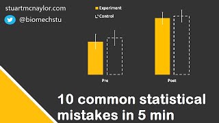 Ten Statistical Mistakes in 5 Min [upl. by Aydin]