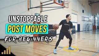 How to 3 Unstoppable Post Moves For Beginners DOMINATE THE PAINT [upl. by Annenn]