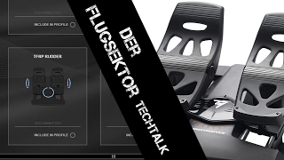 Thrustmaster TFlight Rudder Pedals TFRP1 deutsch [upl. by Iccir595]