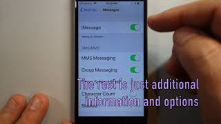 How to send SMS texts with iPhone [upl. by Anaert550]