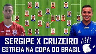 PRÉJOGO SERGIPE X CRUZEIRO  COPA DO BRASIL [upl. by Suivatna]