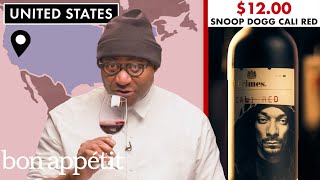 Sommelier Tries 20 Red Wines Under 15  World of Wine  Bon Appétit [upl. by Annwahsal]