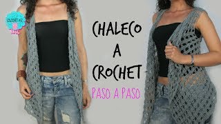 Chaleco a crochet  fácil [upl. by Baras]