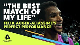 PERFECT Felix AugerAliassime Performance Against Kecmanovic  Basel 2022 [upl. by Franz]