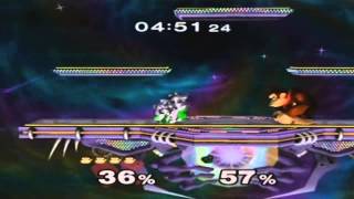 Super Smash Bros Melee  Classic Mode  Donkey Kong [upl. by Barmen]