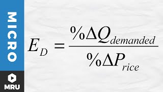 Calculating the Elasticity of Demand [upl. by Verras]