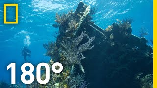 Underwater on Bermuda’s Montana Shipwreck – 180  National Geographic [upl. by Enihpad675]