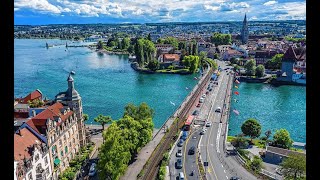 KONSTANZ GERMANY WALKING TOUR  4K60FPS [upl. by Phalan]