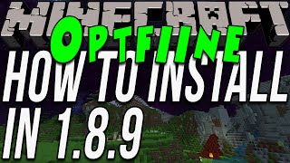 How To Download amp Install Optifine In Minecraft 189 [upl. by Pavkovic]