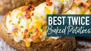 BEST Twice Baked Potatoes Recipe [upl. by Jona]