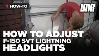 How To AdjustAim Ford F150 Headlights 19972004 [upl. by Hgielek]