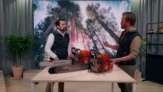 The unveiling of 90cc chainsaws Introducing new Husqvarna 592 XP® and 585 [upl. by Leonore653]