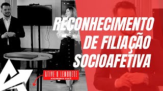 DIREITO DE FAMÍLIA Reconhecimento de filiação socioafetiva [upl. by Gradey]