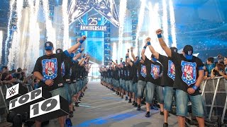 20 Greatest WrestleMania Entrances WWE Top 10 Special Edition [upl. by Lewert]