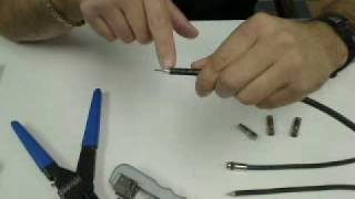 How to Prep Coaxial Cable and Install a Compression Connector Jonard CT200G [upl. by Asylla298]